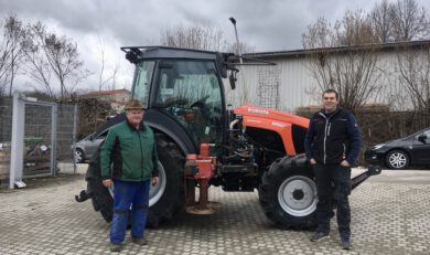 Kubota Hopfenschlepper